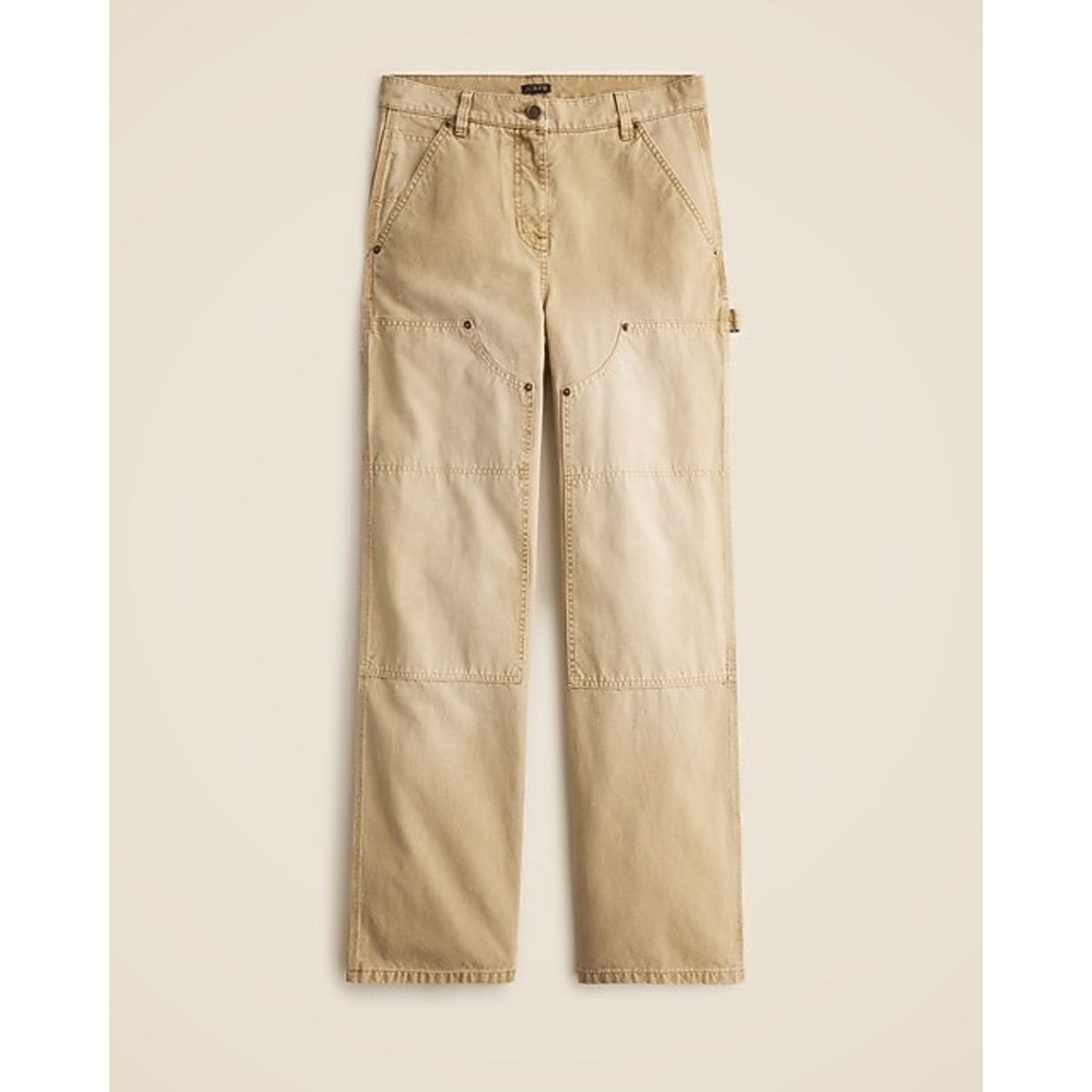 J Crew Slant Pocket Hammer Loop Painter Pants 29 Khaki Utility Minimal Neutral - Picture 5 of 16